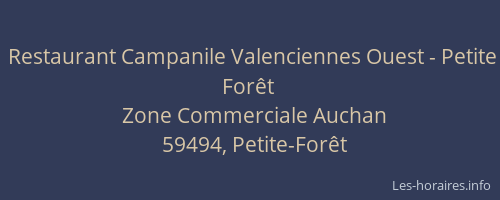 Restaurant Campanile Valenciennes Ouest - Petite Forêt