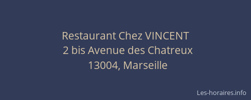 Restaurant Chez VINCENT
