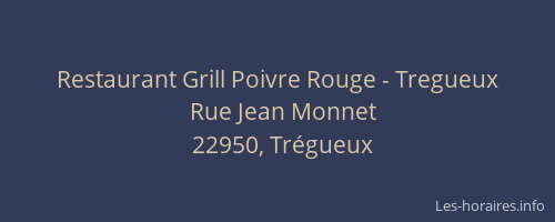 Restaurant Grill Poivre Rouge - Tregueux