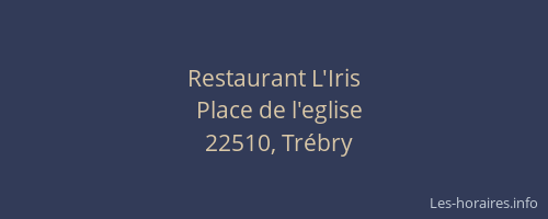 Restaurant L'Iris