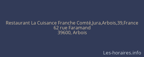 Restaurant La Cuisance Franche Comté,Jura,Arbois,39,France