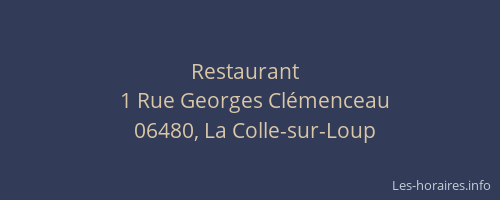 Restaurant  