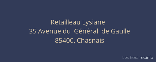 Retailleau Lysiane