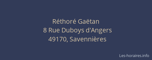Réthoré Gaëtan