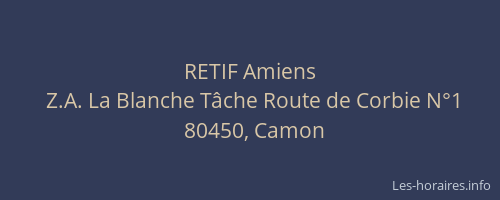 RETIF Amiens