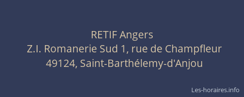 RETIF Angers