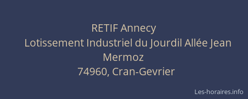 RETIF Annecy