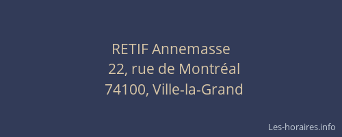 RETIF Annemasse