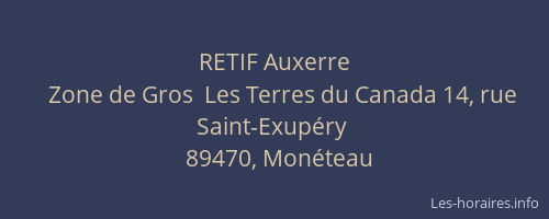 RETIF Auxerre