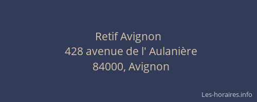 Retif Avignon