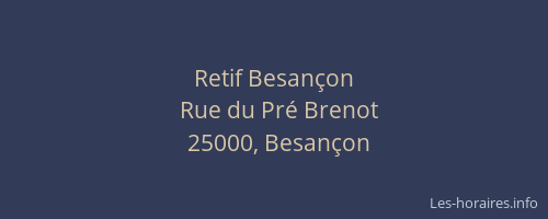 Retif Besançon
