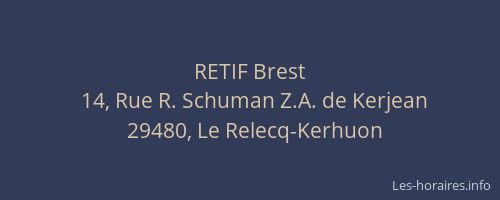 RETIF Brest