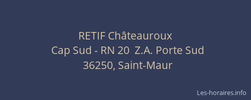 RETIF Châteauroux
