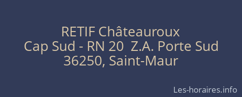 RETIF Châteauroux