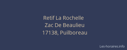 Retif La Rochelle
