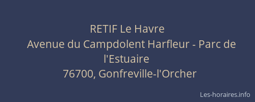 RETIF Le Havre