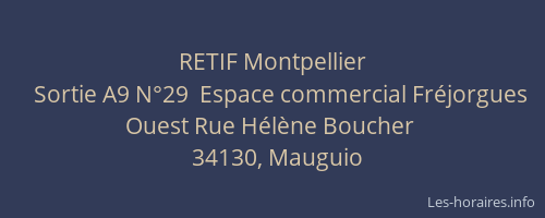 RETIF Montpellier