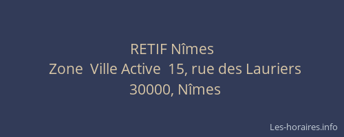 RETIF Nîmes