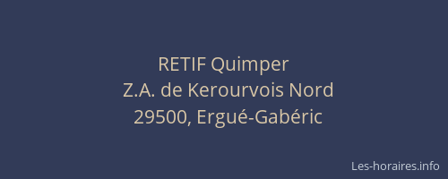 RETIF Quimper