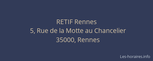 RETIF Rennes