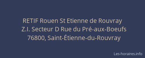 RETIF Rouen St Etienne de Rouvray