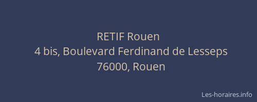 RETIF Rouen