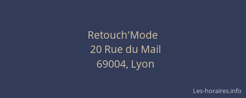 Retouch'Mode