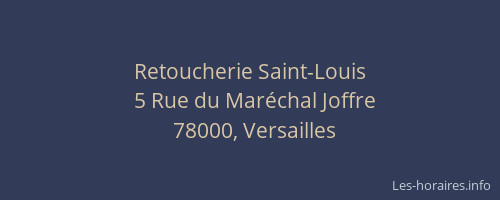 Retoucherie Saint-Louis