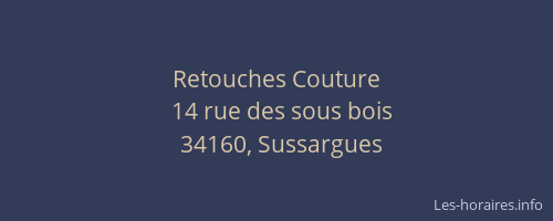 Retouches Couture