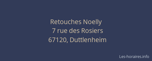Retouches Noelly
