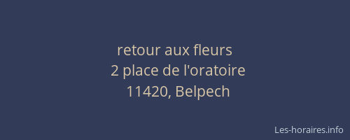 retour aux fleurs
