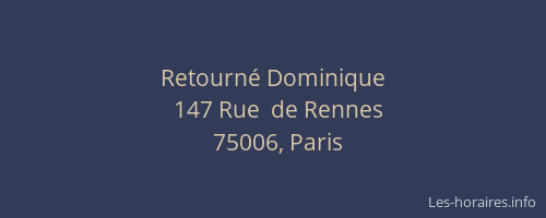 Retourné Dominique