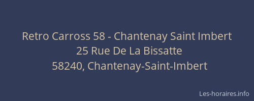 Retro Carross 58 - Chantenay Saint Imbert