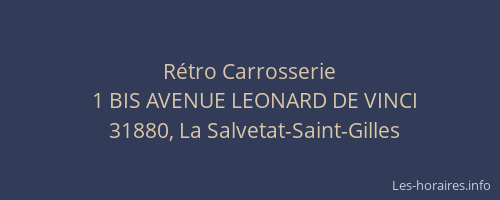 Rétro Carrosserie