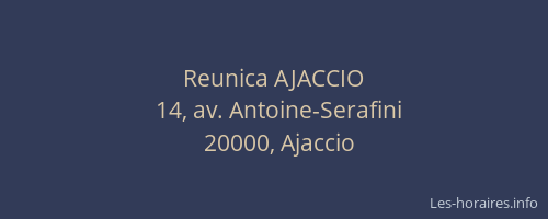 Reunica AJACCIO