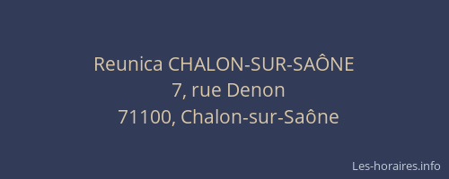 Reunica CHALON-SUR-SAÔNE