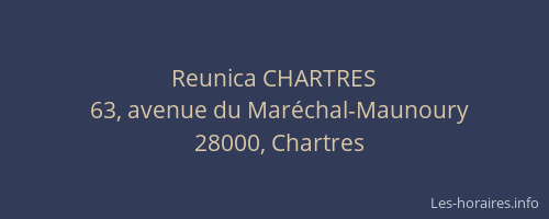 Reunica CHARTRES