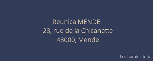 Reunica MENDE