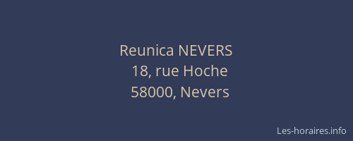 Reunica NEVERS