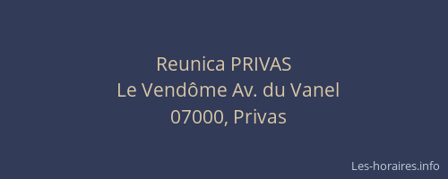 Reunica PRIVAS