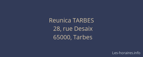 Reunica TARBES