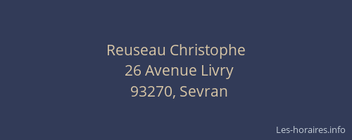 Reuseau Christophe