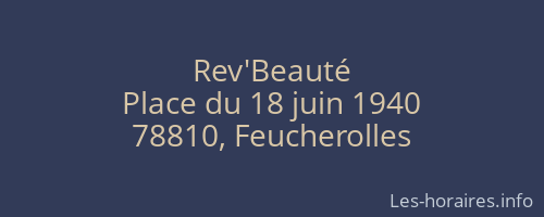 Rev'Beauté