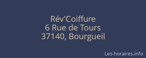Rév'Coiffure