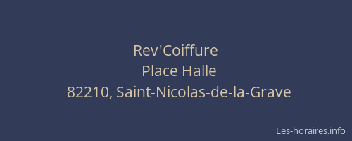 Rev'Coiffure
