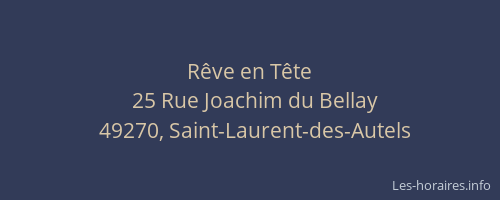 Rêve en Tête