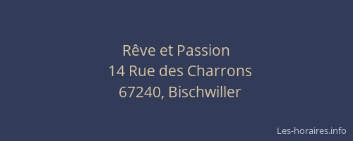 Rêve et Passion