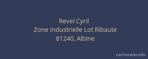 Revel Cyril