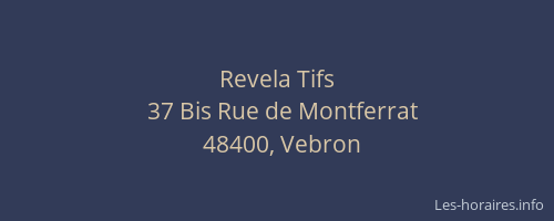 Revela Tifs