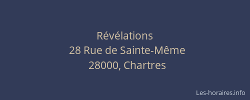 Révélations